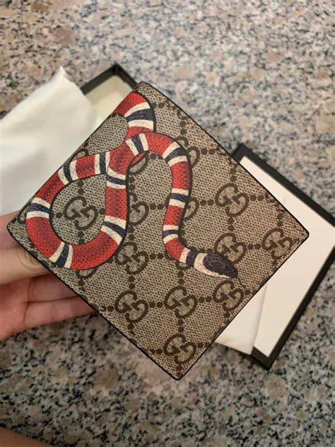 black gucci snake belt replica|authentic gucci snake wallet.